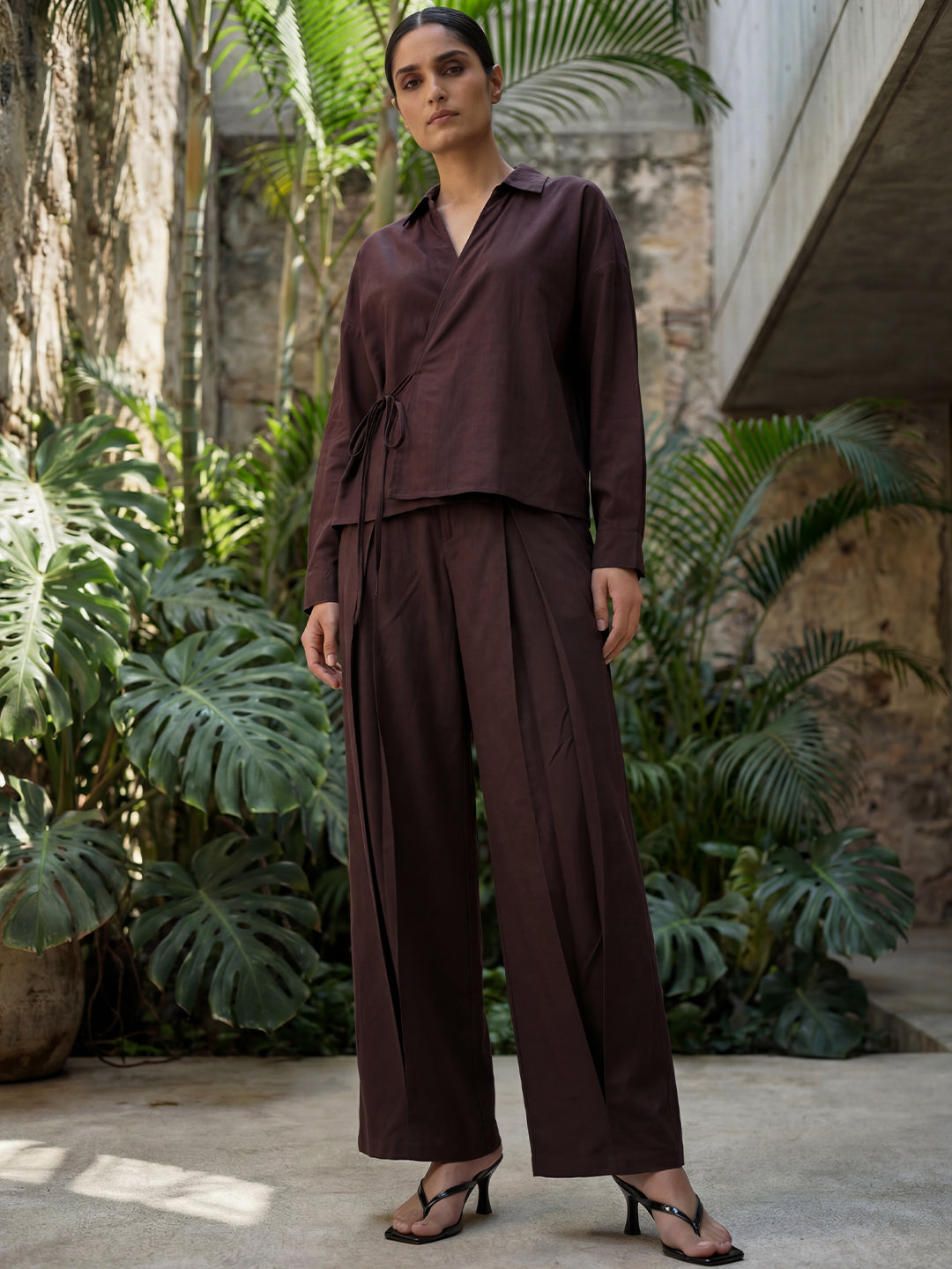 Wide Pleat Pants