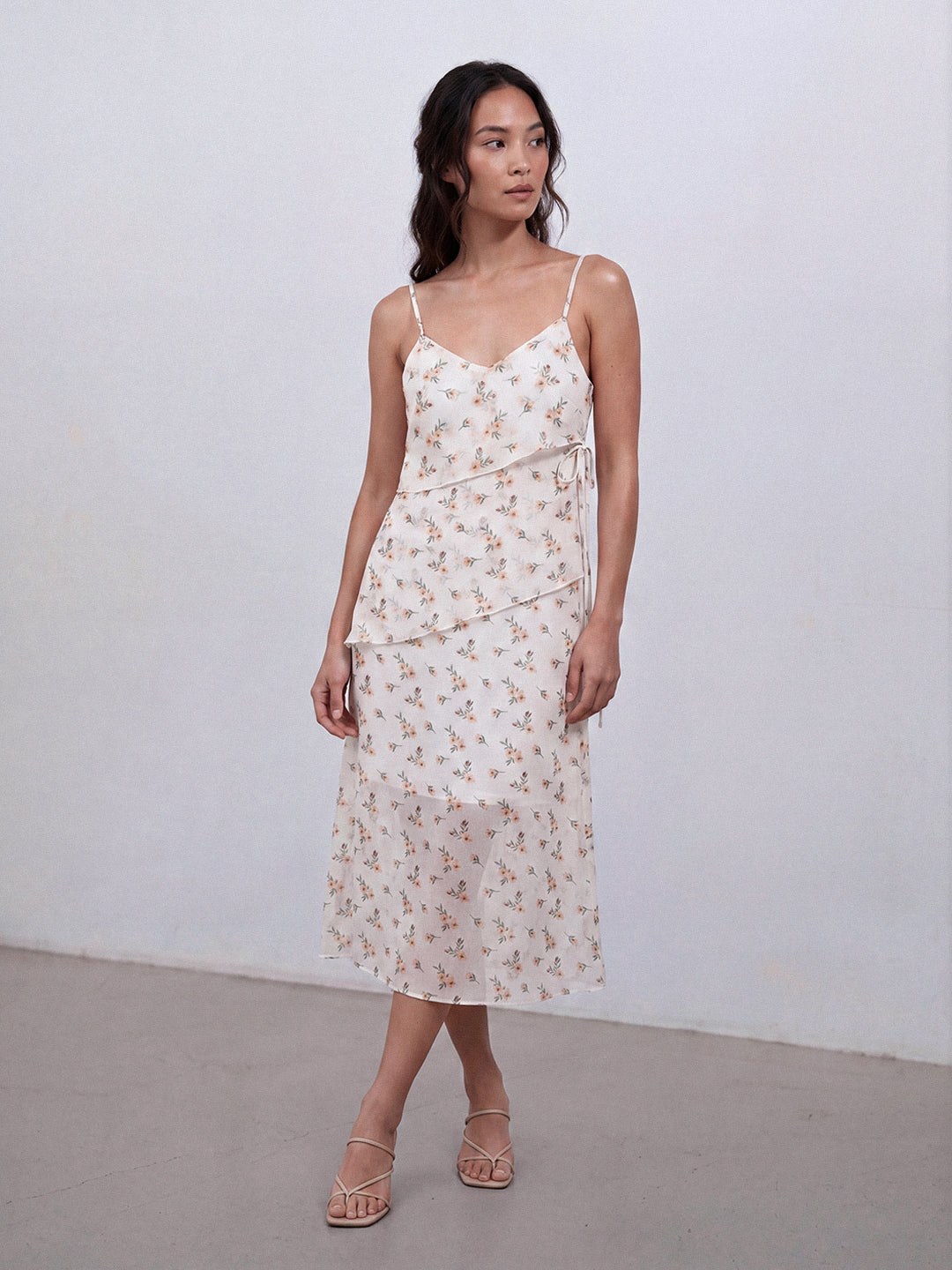 Floral Cascade Dress