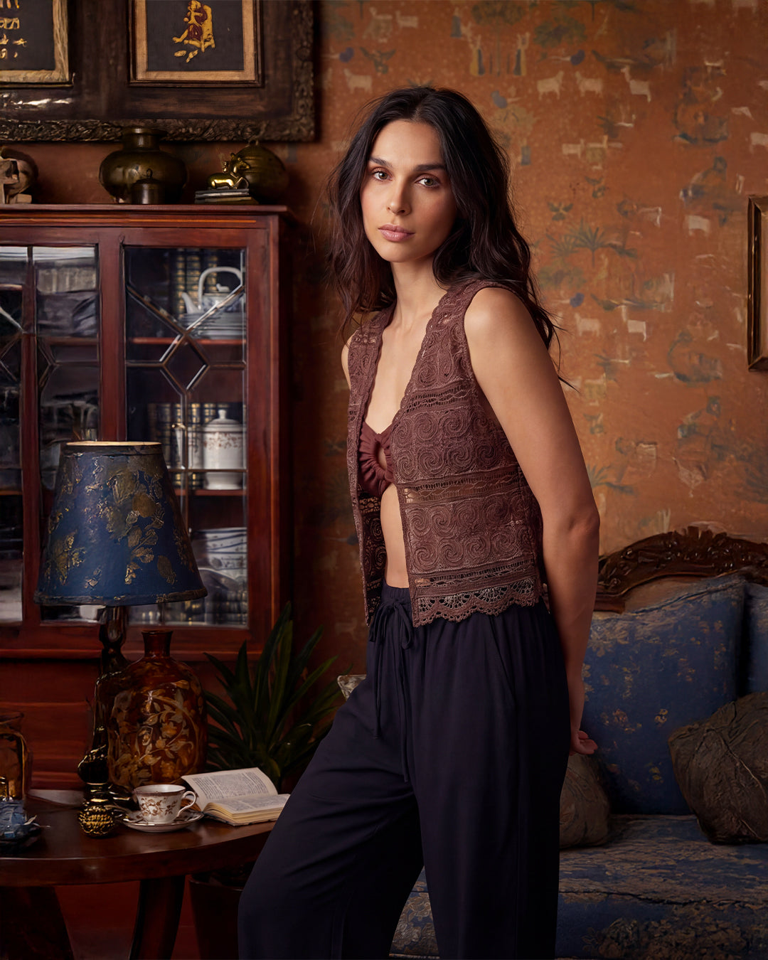 Crochet Hollow Out Vest