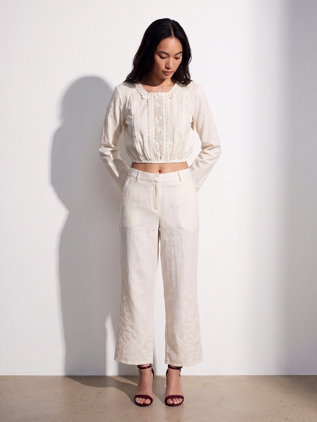 Ivory Heirloom Lace Top