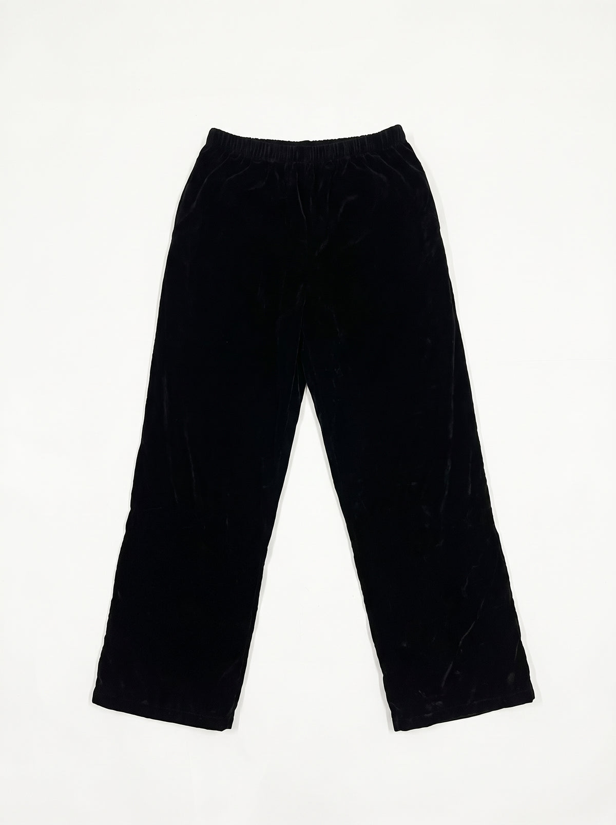 Embellished Velvet Pull-On Trouser