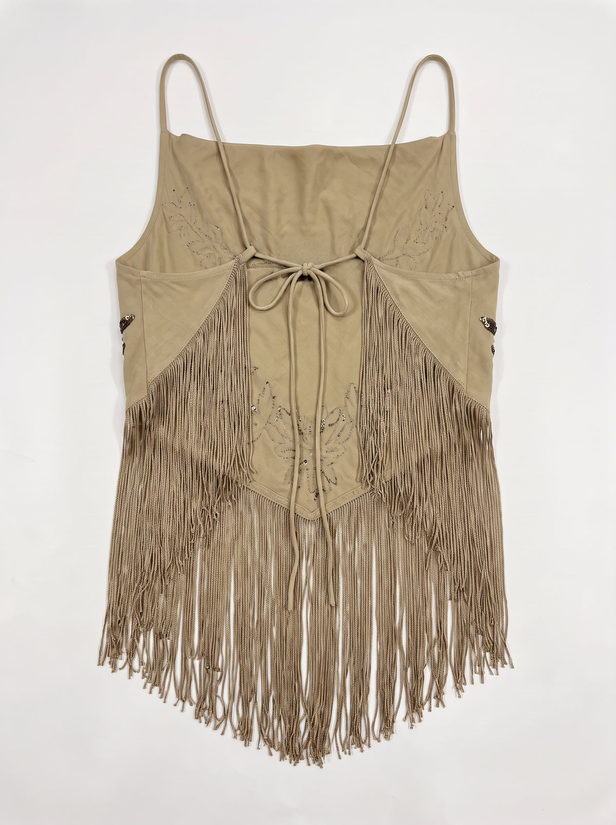 Embellished Fringe Cami Top