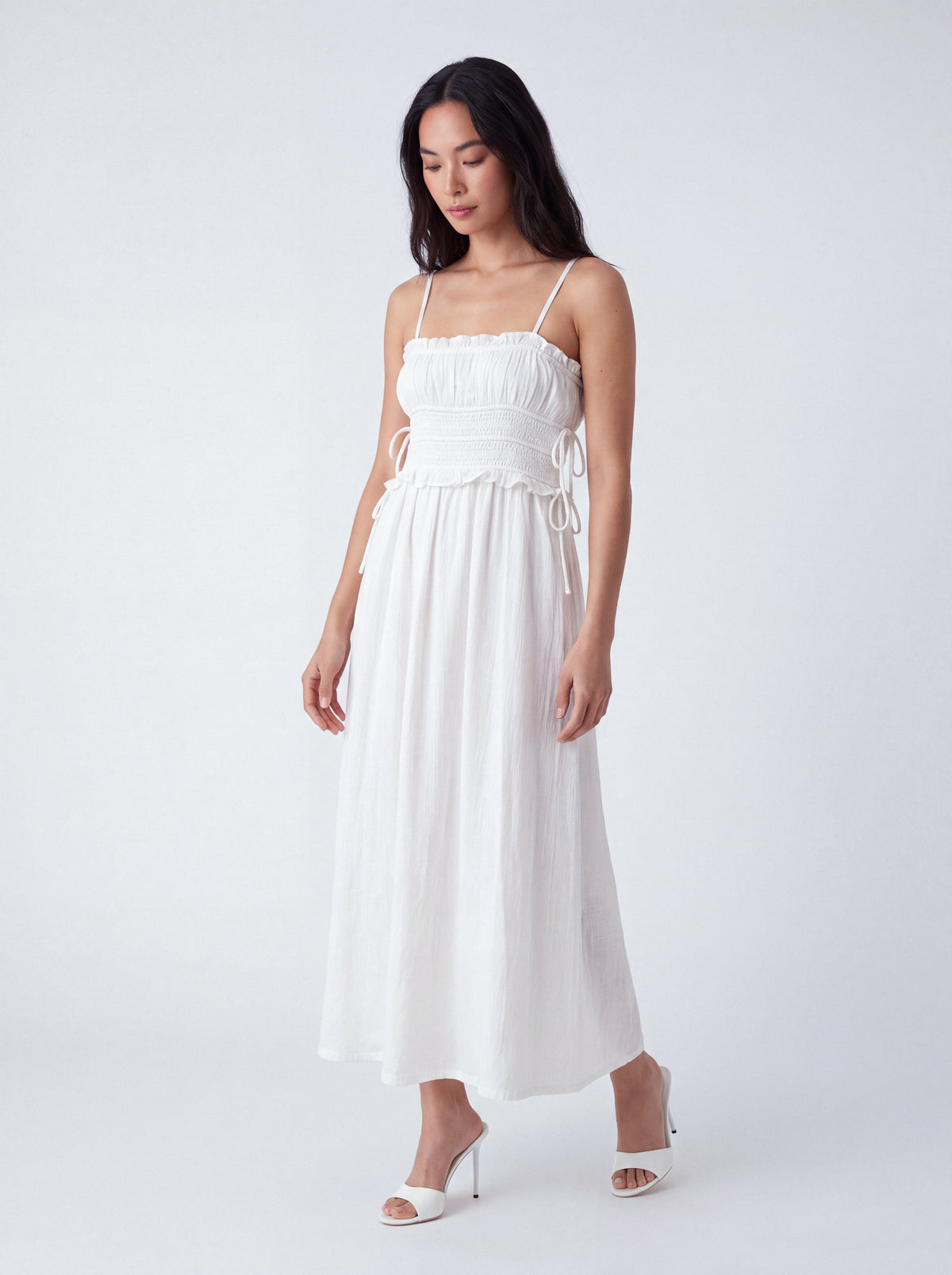 Smocked Tie-Side Dress