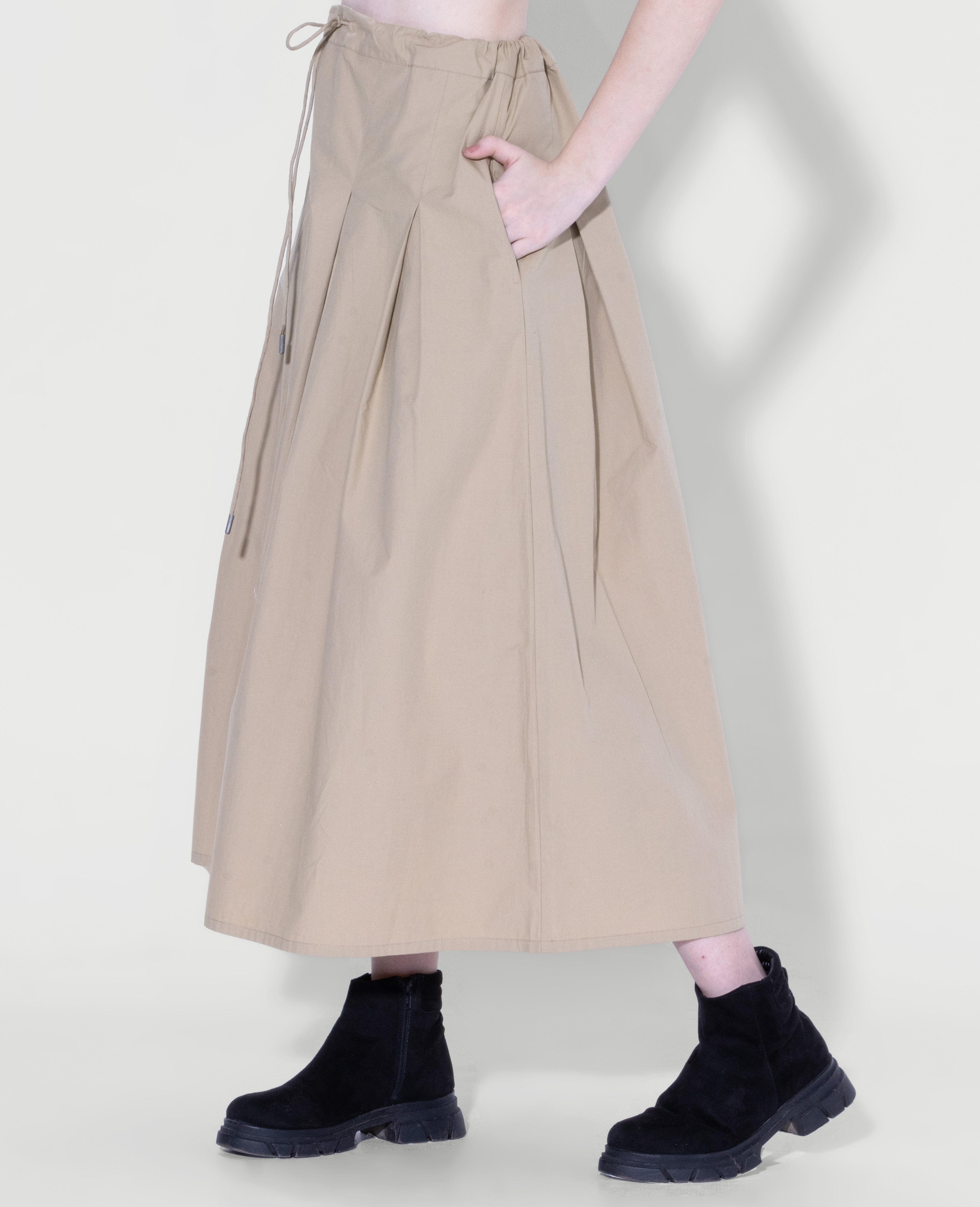 Dune Pleat Skirt
