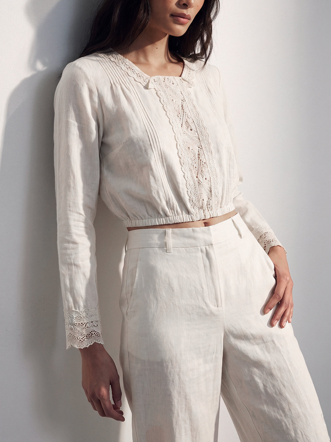 Ivory Heirloom Lace Top