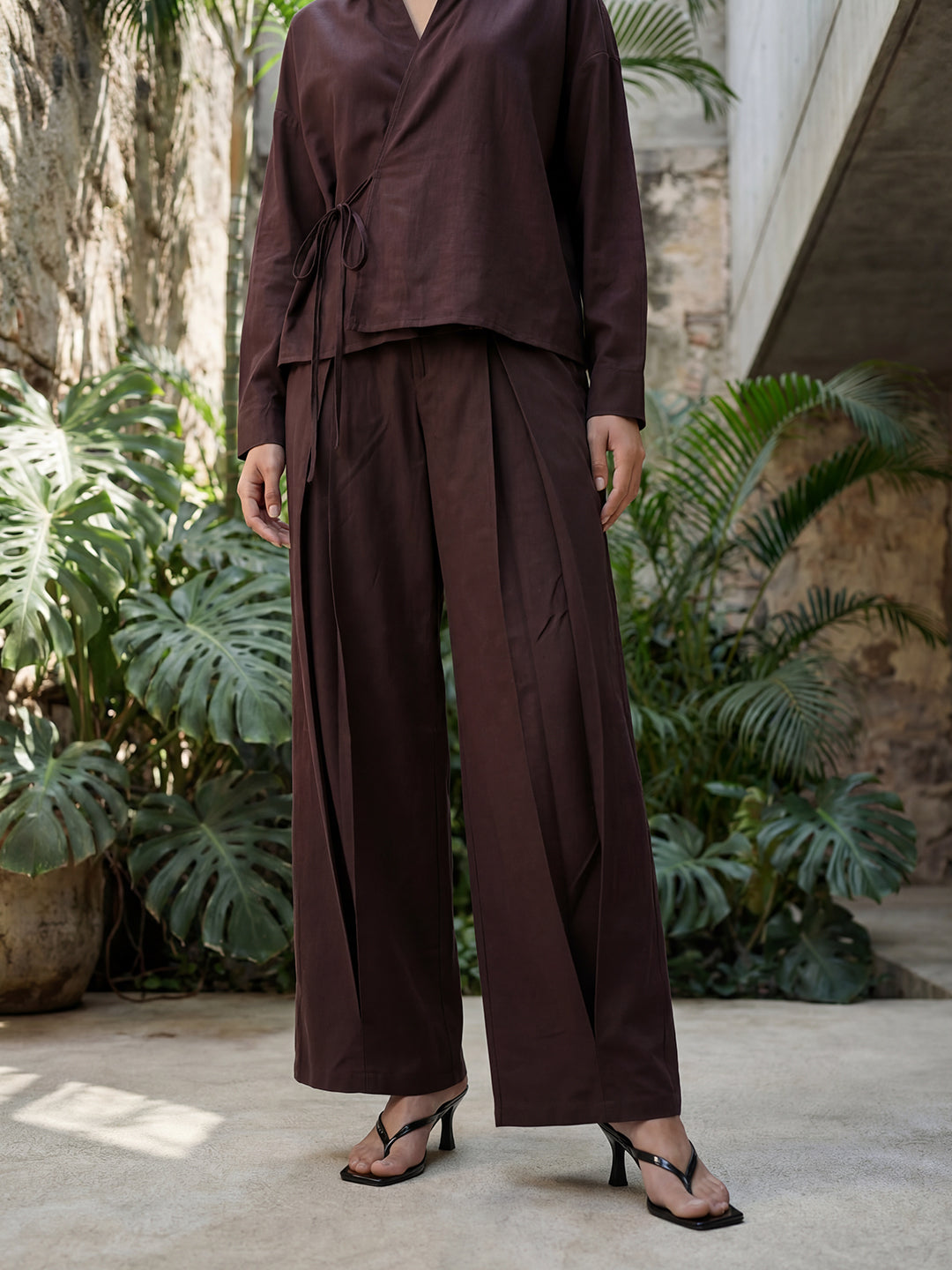 Wide Pleat Pants
