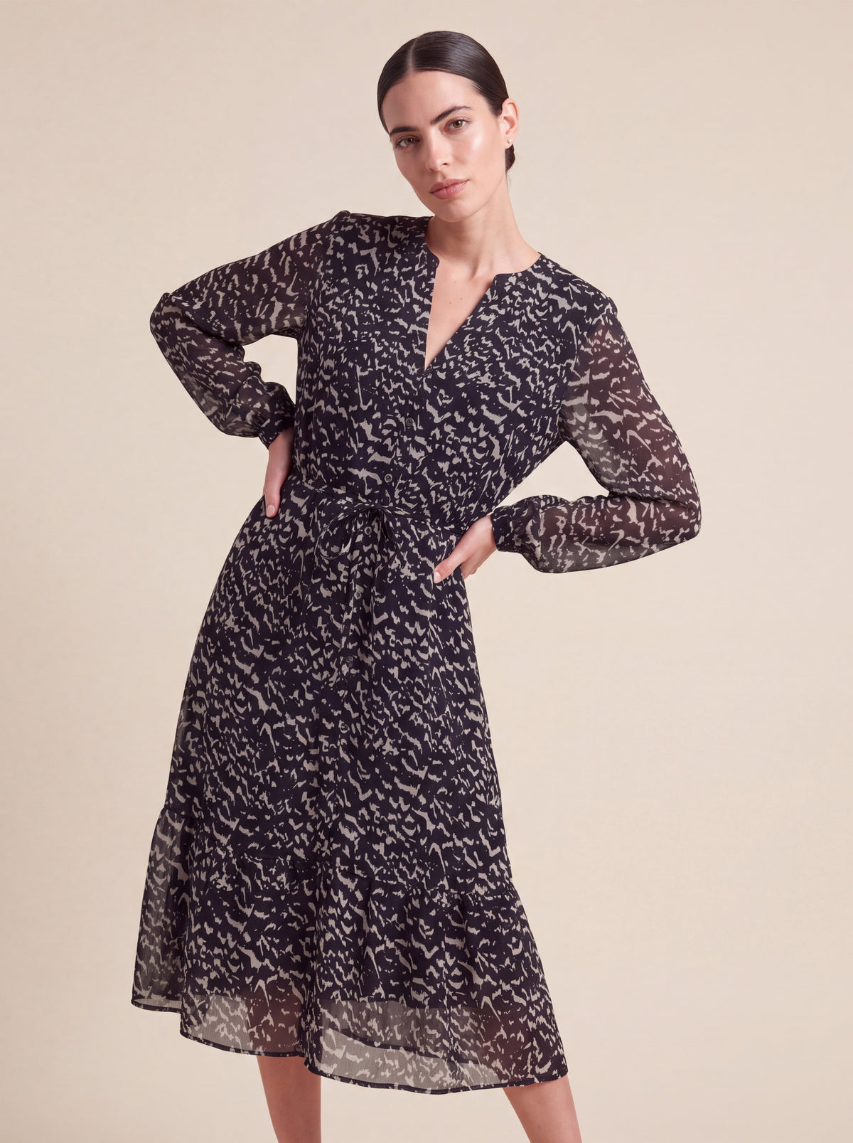 Shadow Drape Dress