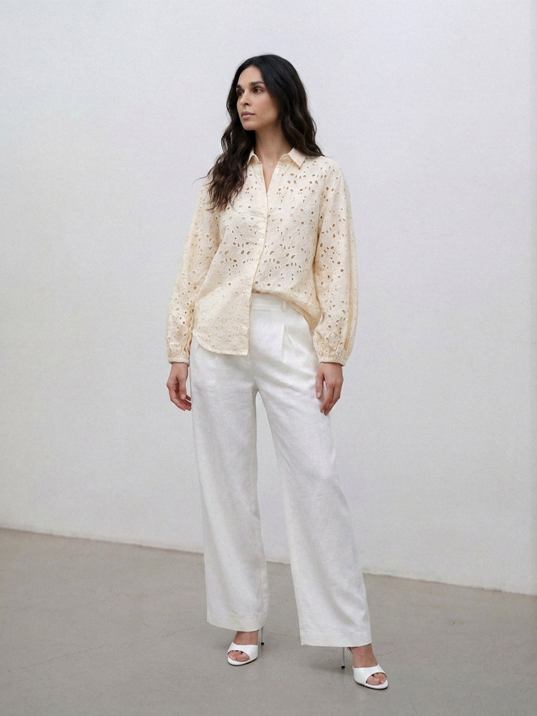 Luna Broderie Statement Shirt