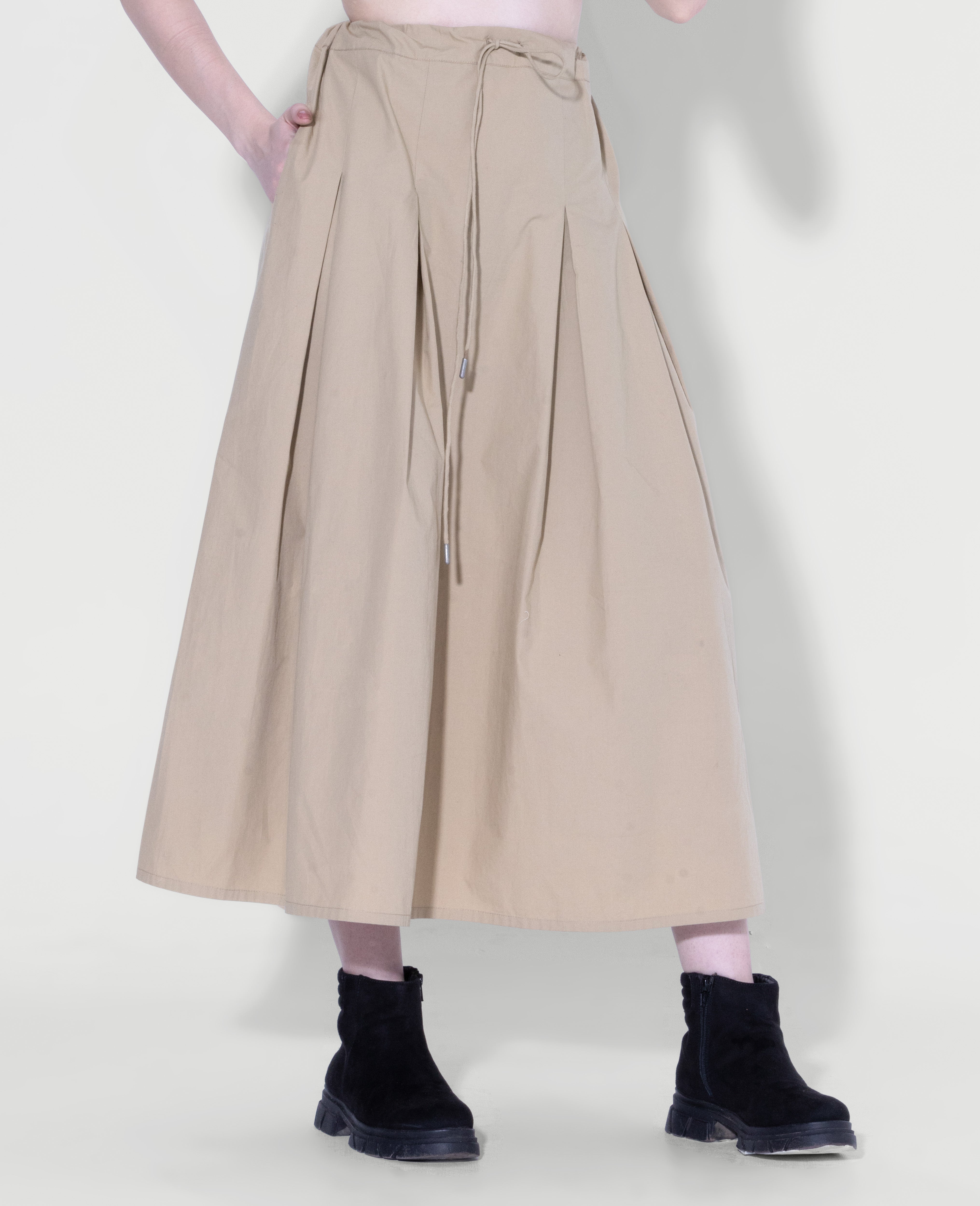 Dune Pleat Skirt