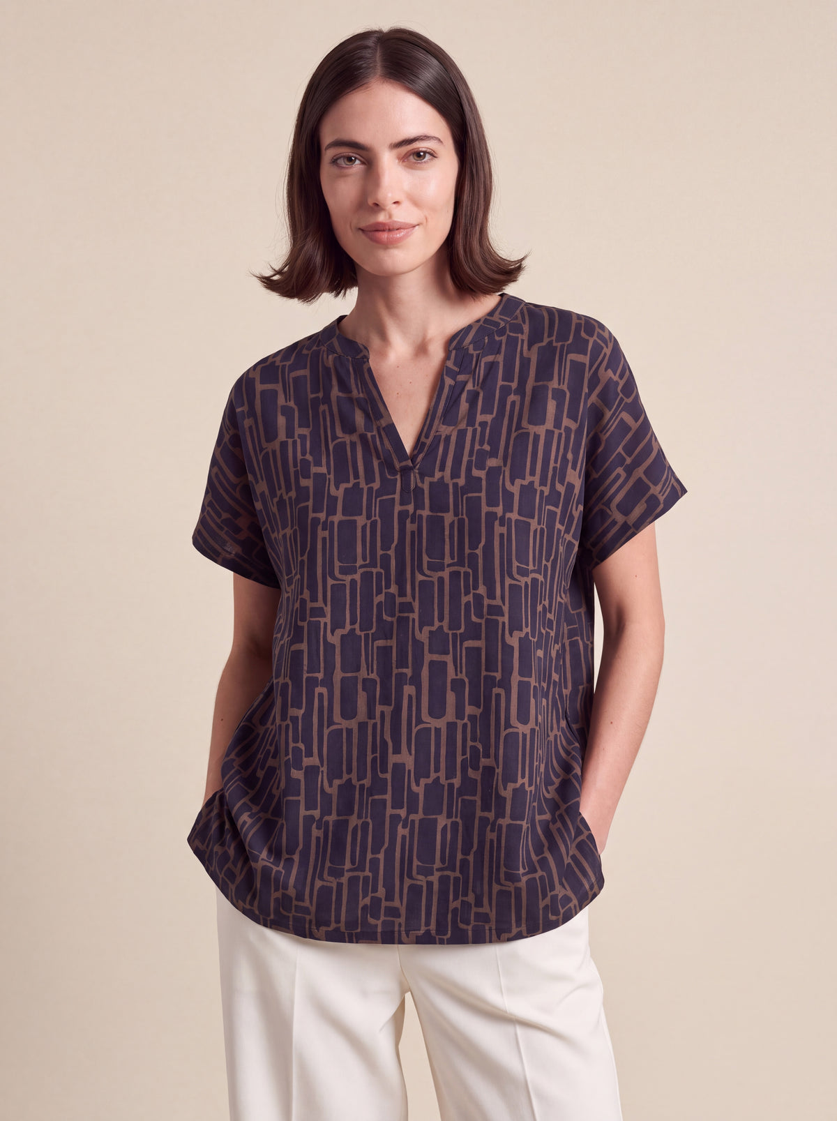 Artisan Grid Tunic