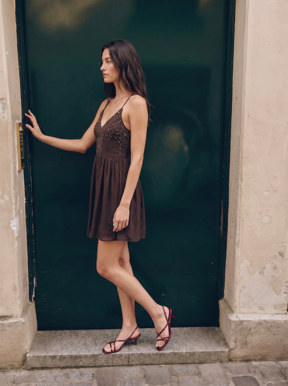 Espresso Sequin Dress