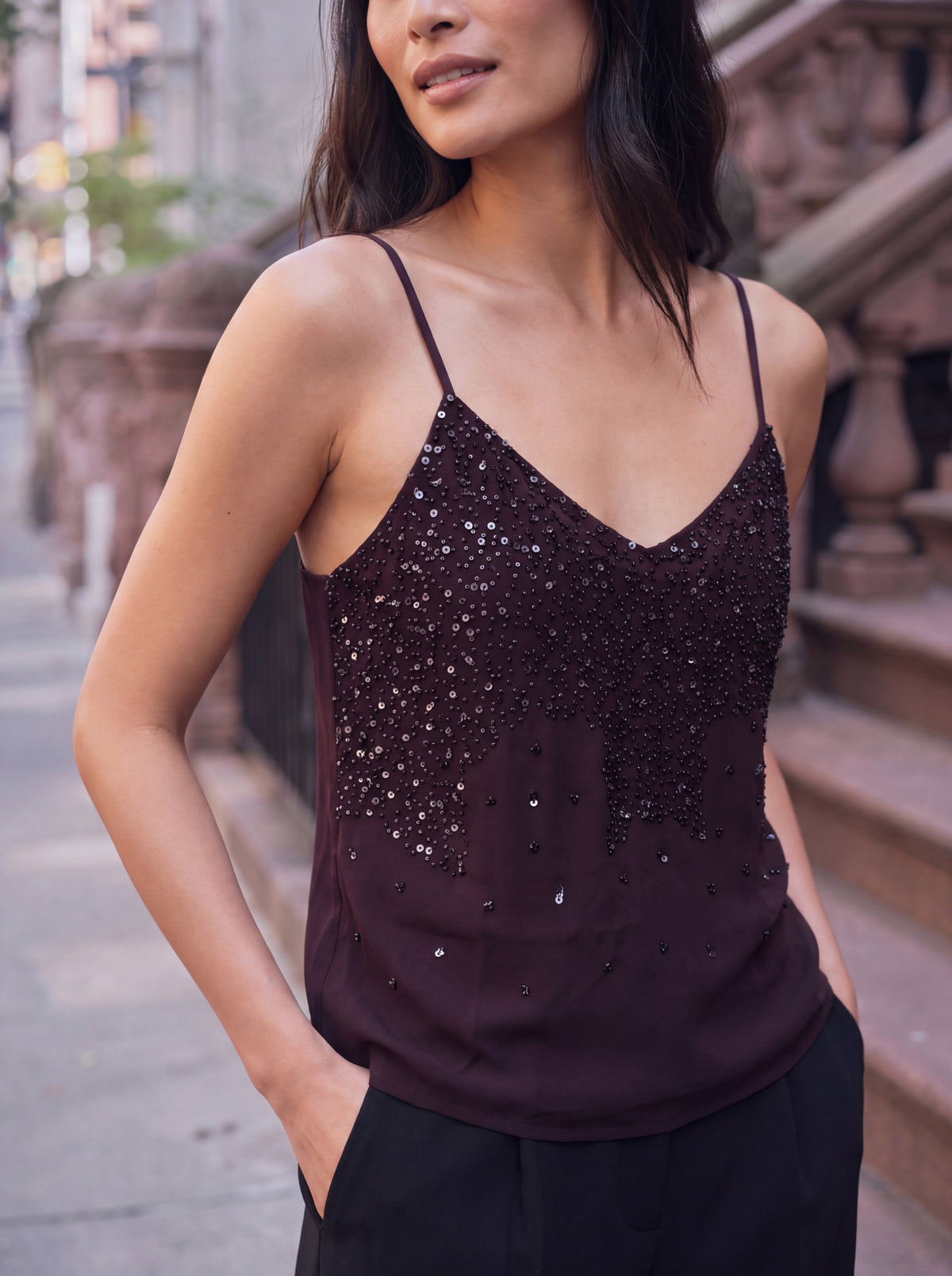 Embellished Cami Top