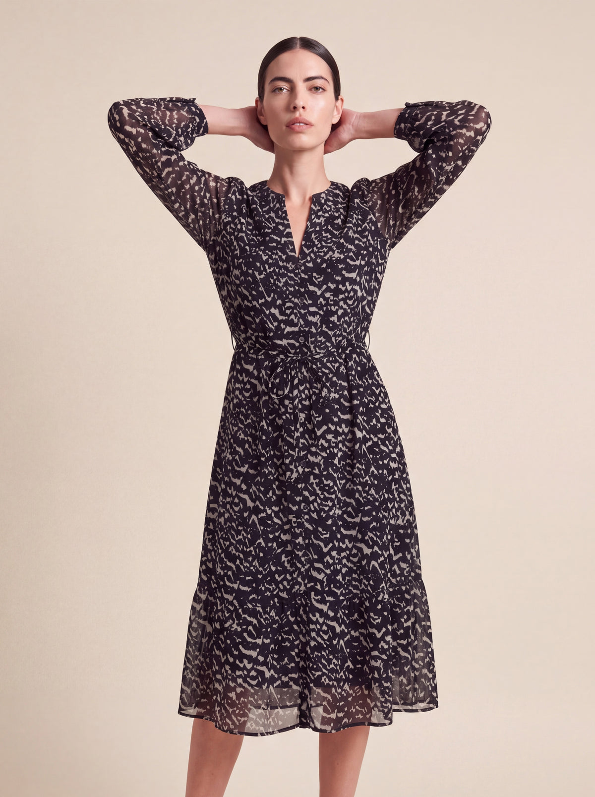 Shadow Drape Dress