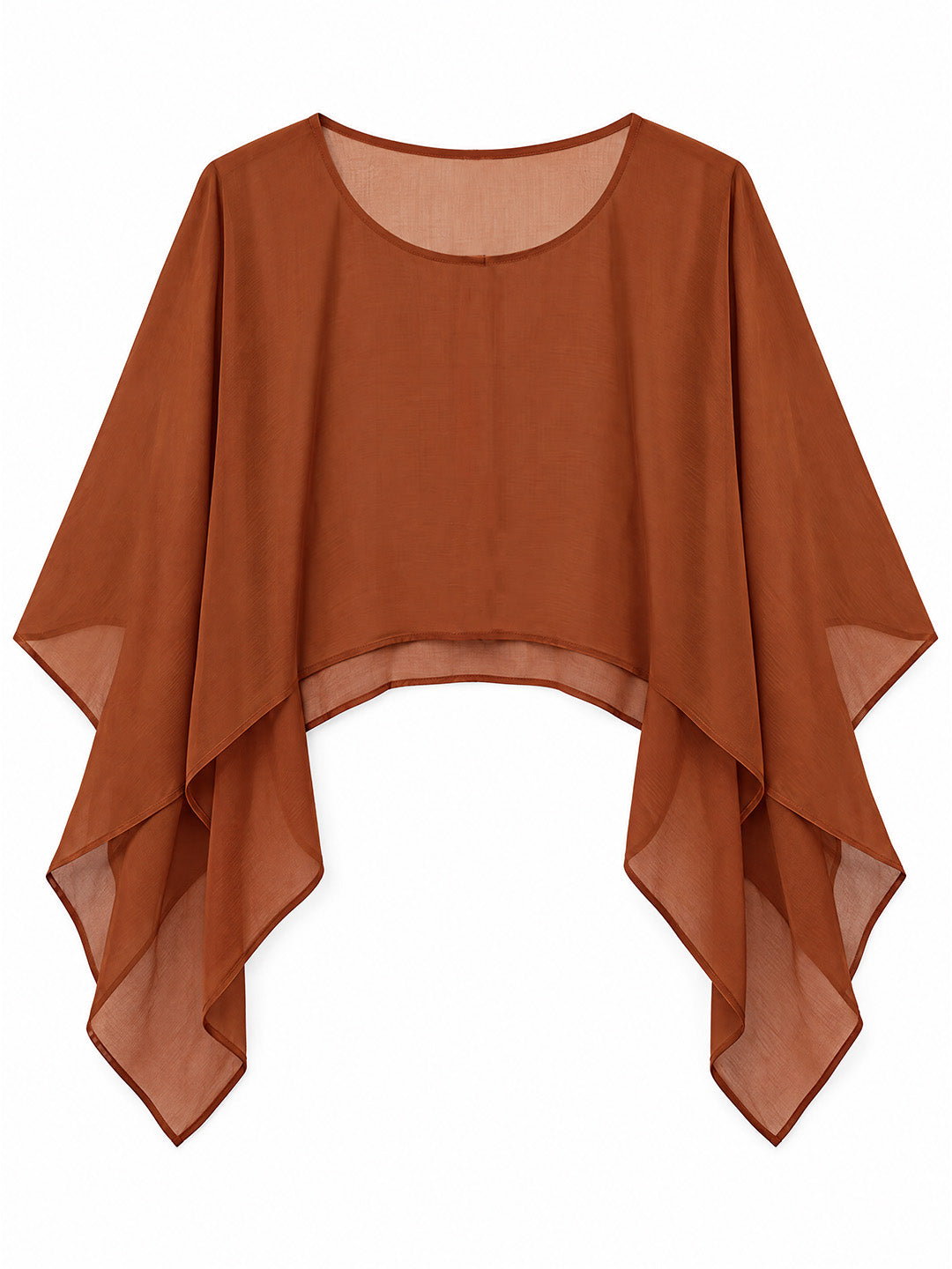 Embroidered Cape Top