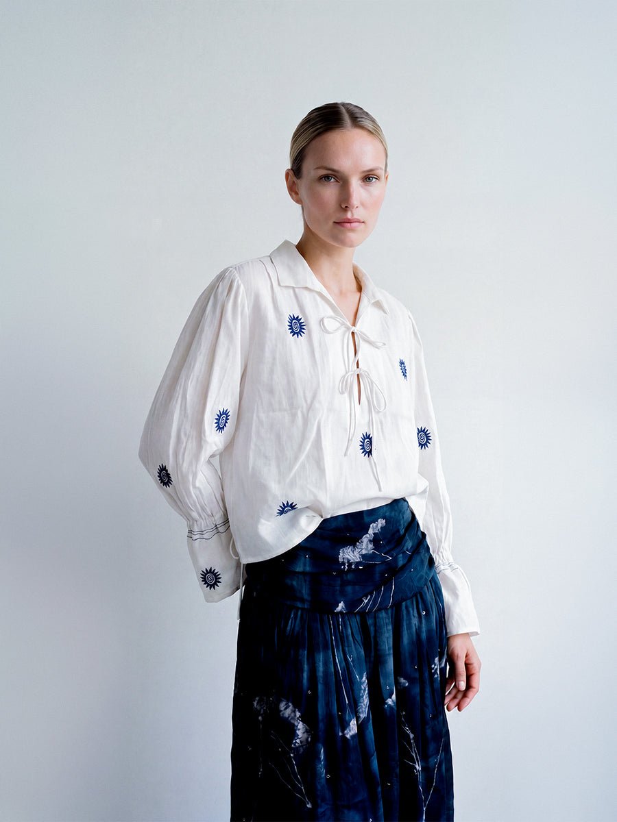 Solstice Eye Embroidered Shirt