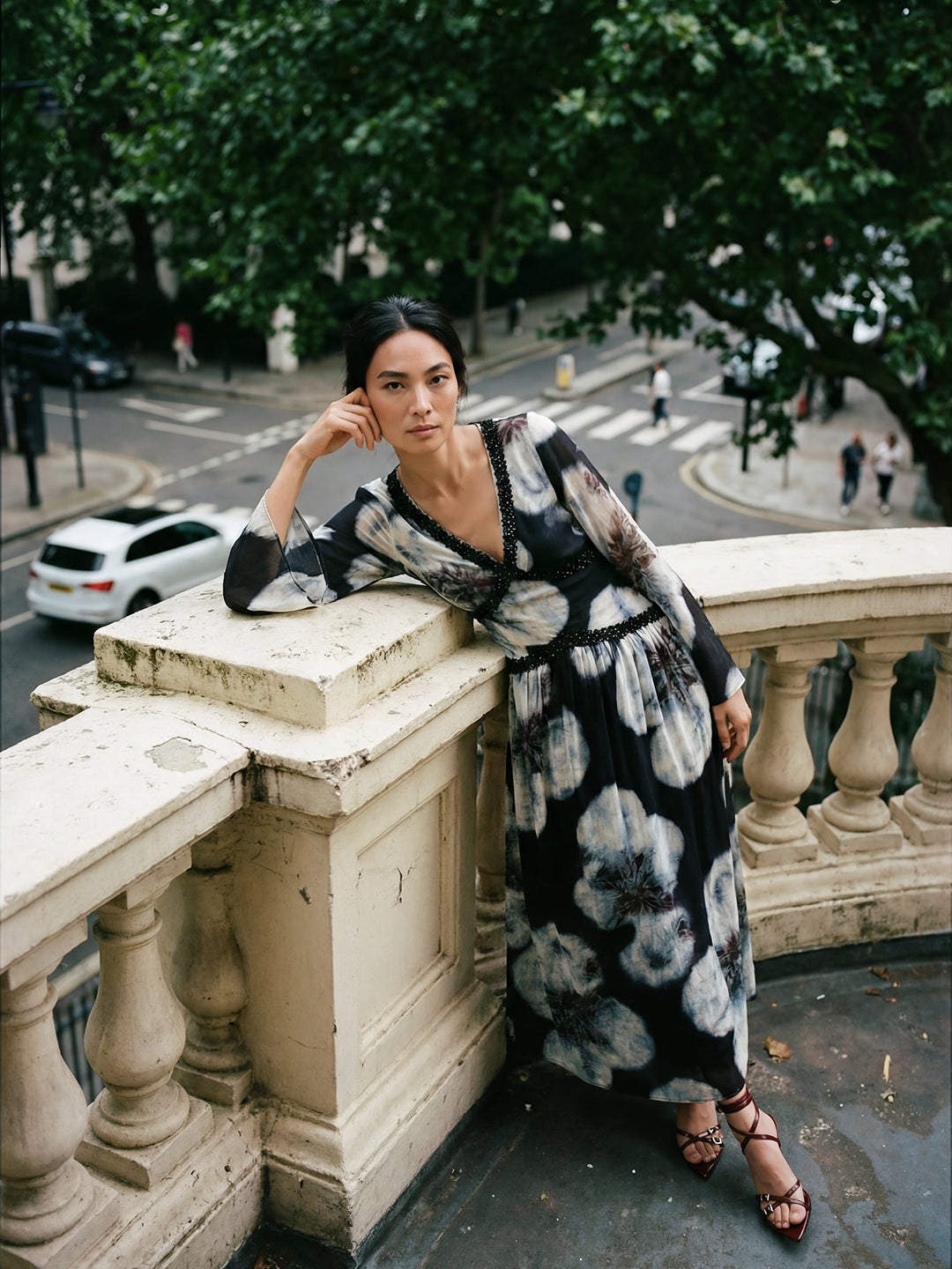 Ink Bloom-Burst Maxi