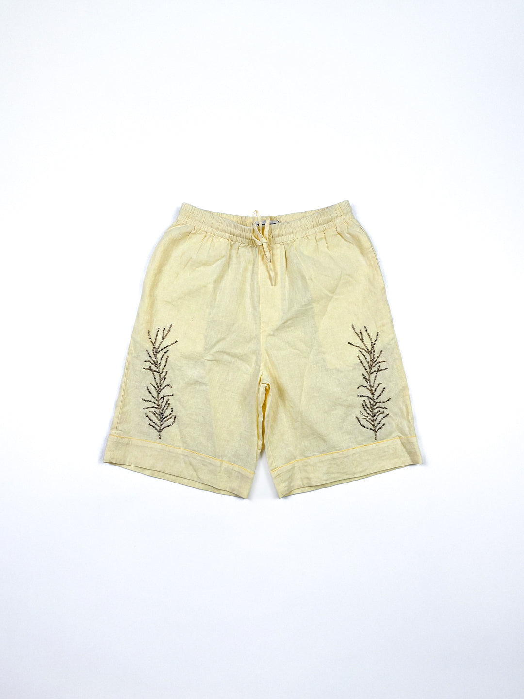 Frostline Embellished Shorts (Yellow)