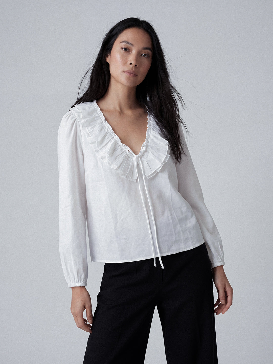 Boho Ruffle Blouse