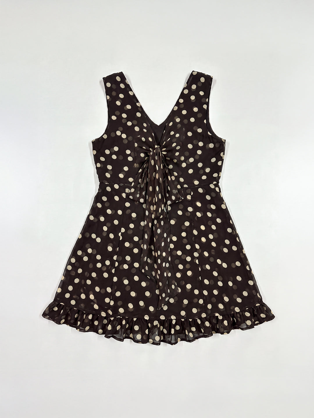 Polka-Dot Mini Dress