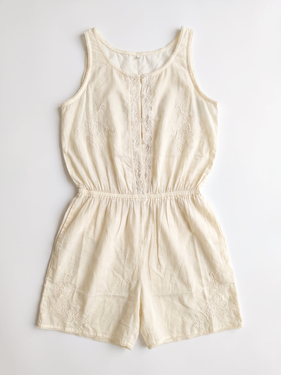 Floral Embroidered Jumpsuit