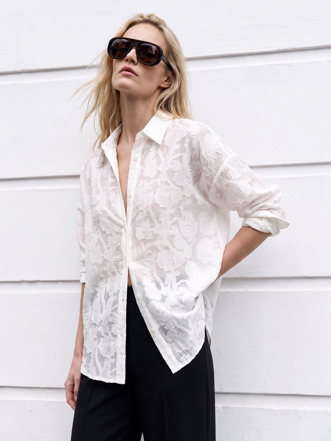 White Bloom Shirt
