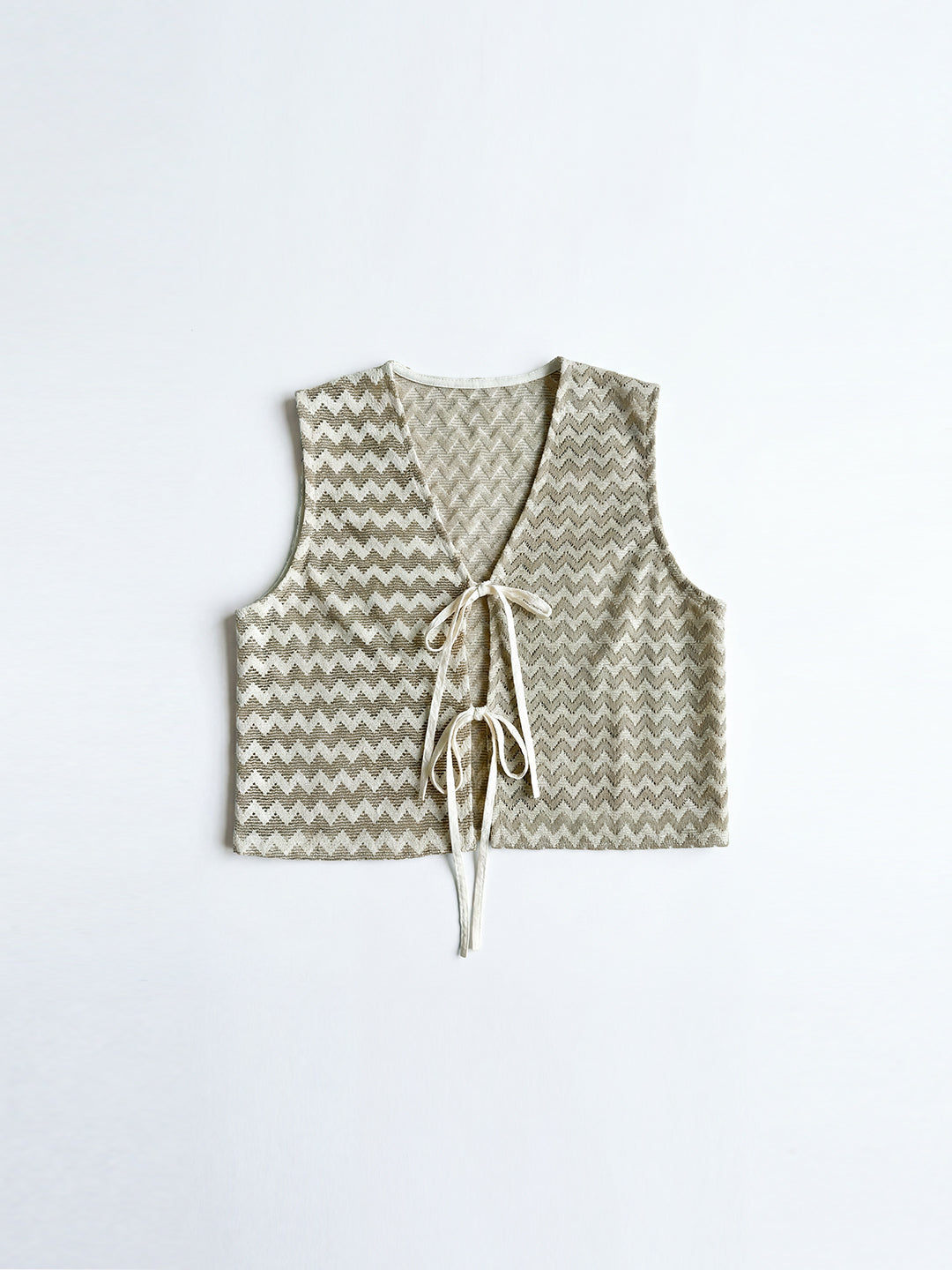 Sierra Tie-Front Vest Top