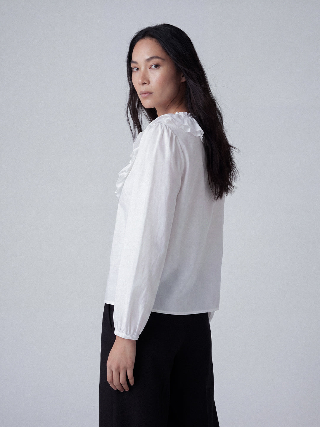 Boho Ruffle Blouse
