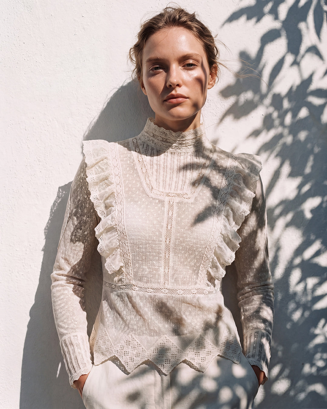 Marquise Scallop Blouse