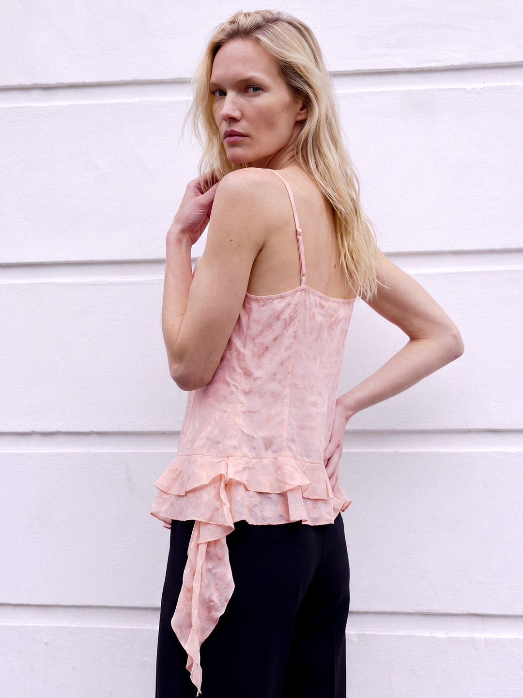 Ruffle Camisole Top