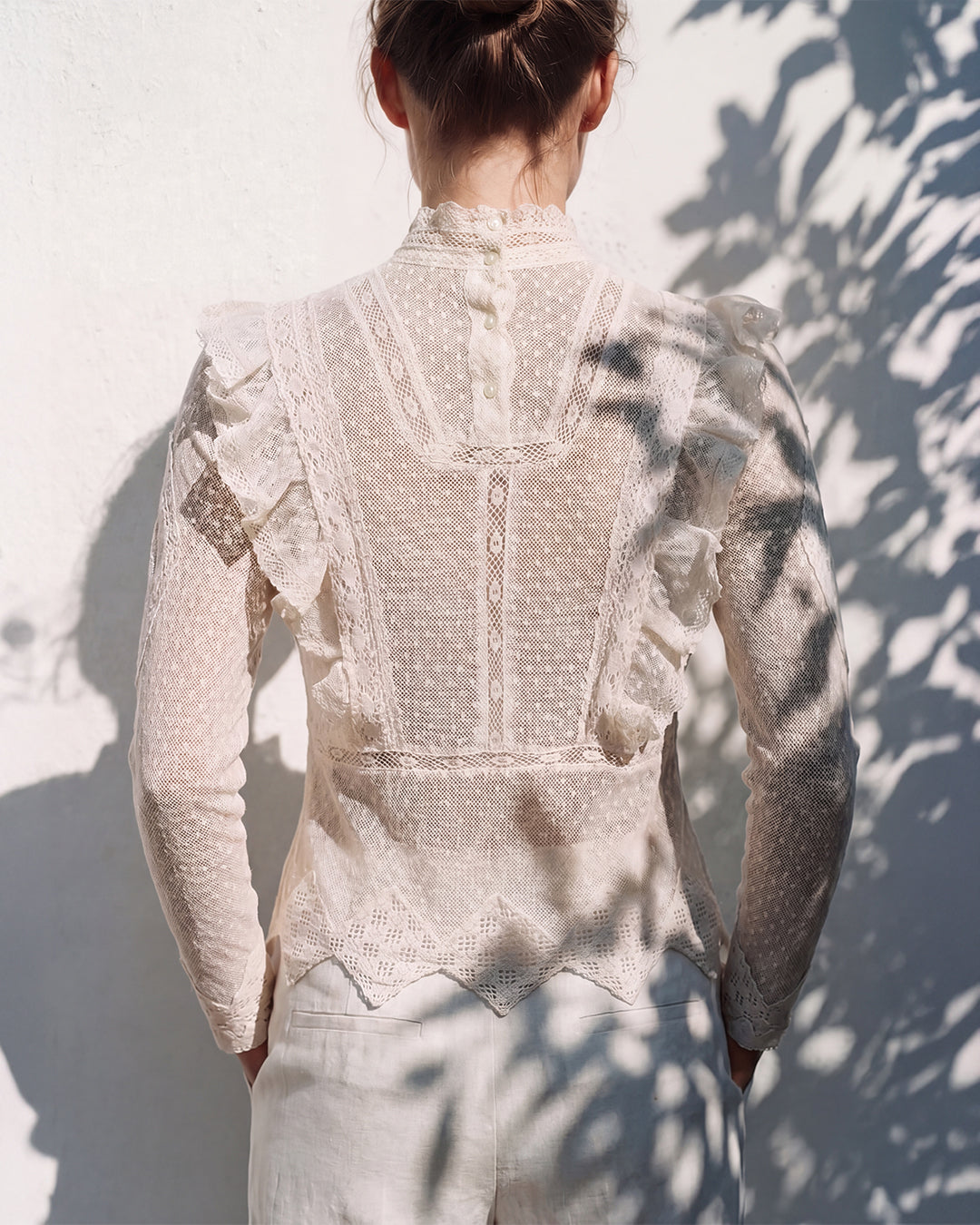 Marquise Scallop Blouse