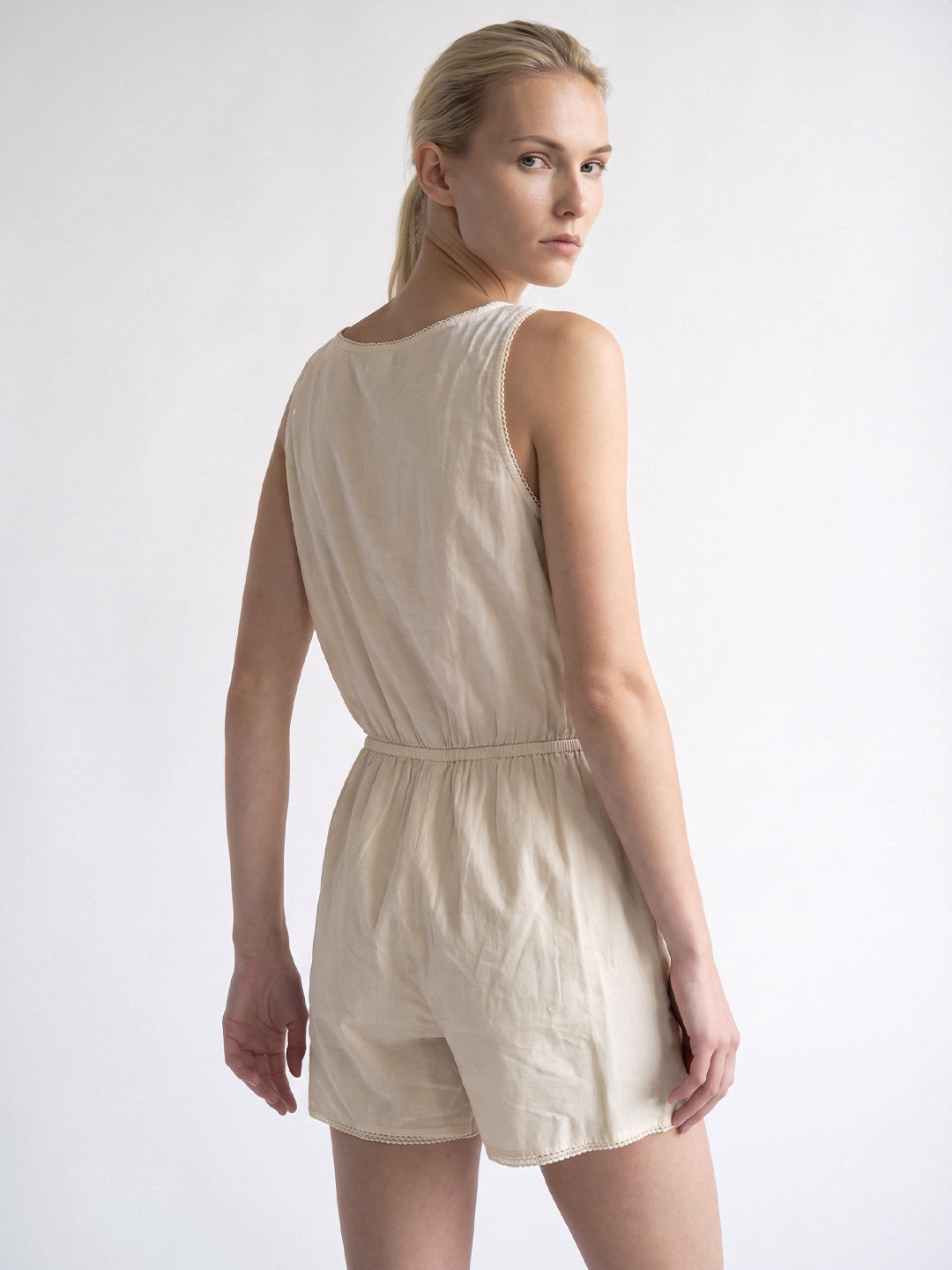 Floral Embroidered Jumpsuit