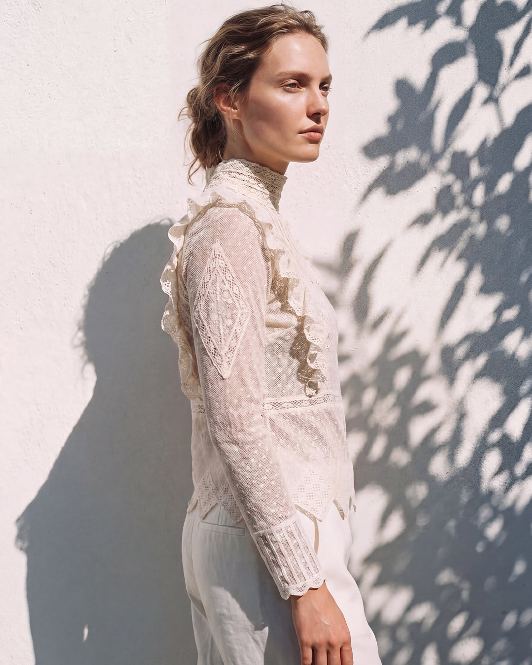 Marquise Scallop Blouse