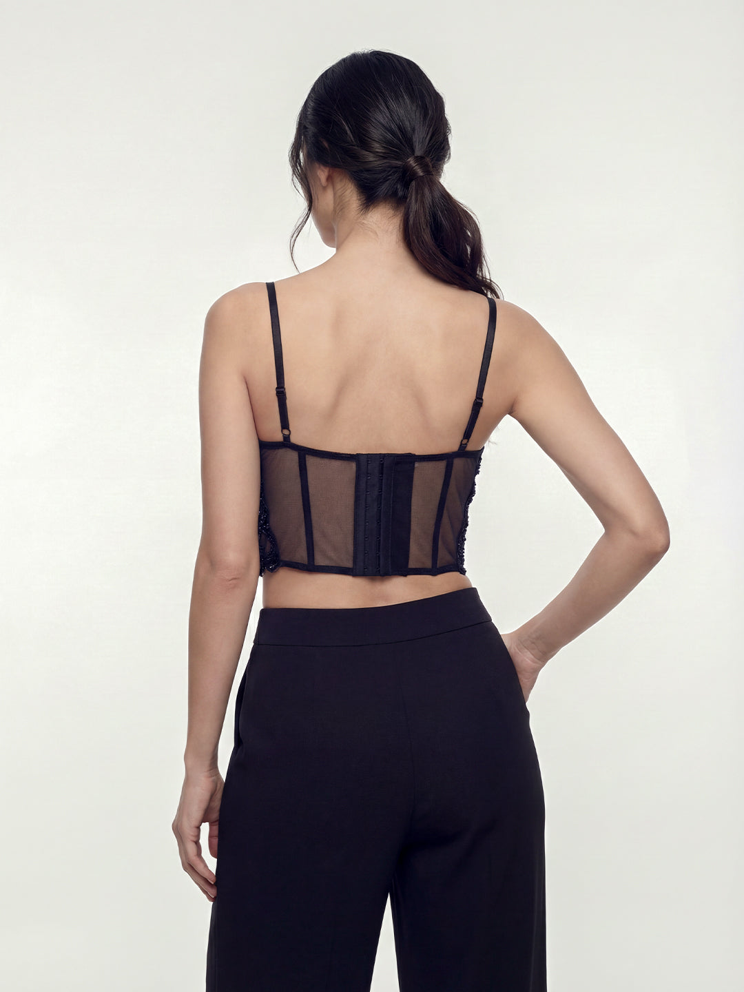 Embroidered Corset Top