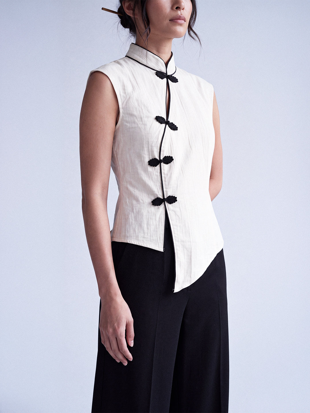 Asymmetric Sleeveless Top