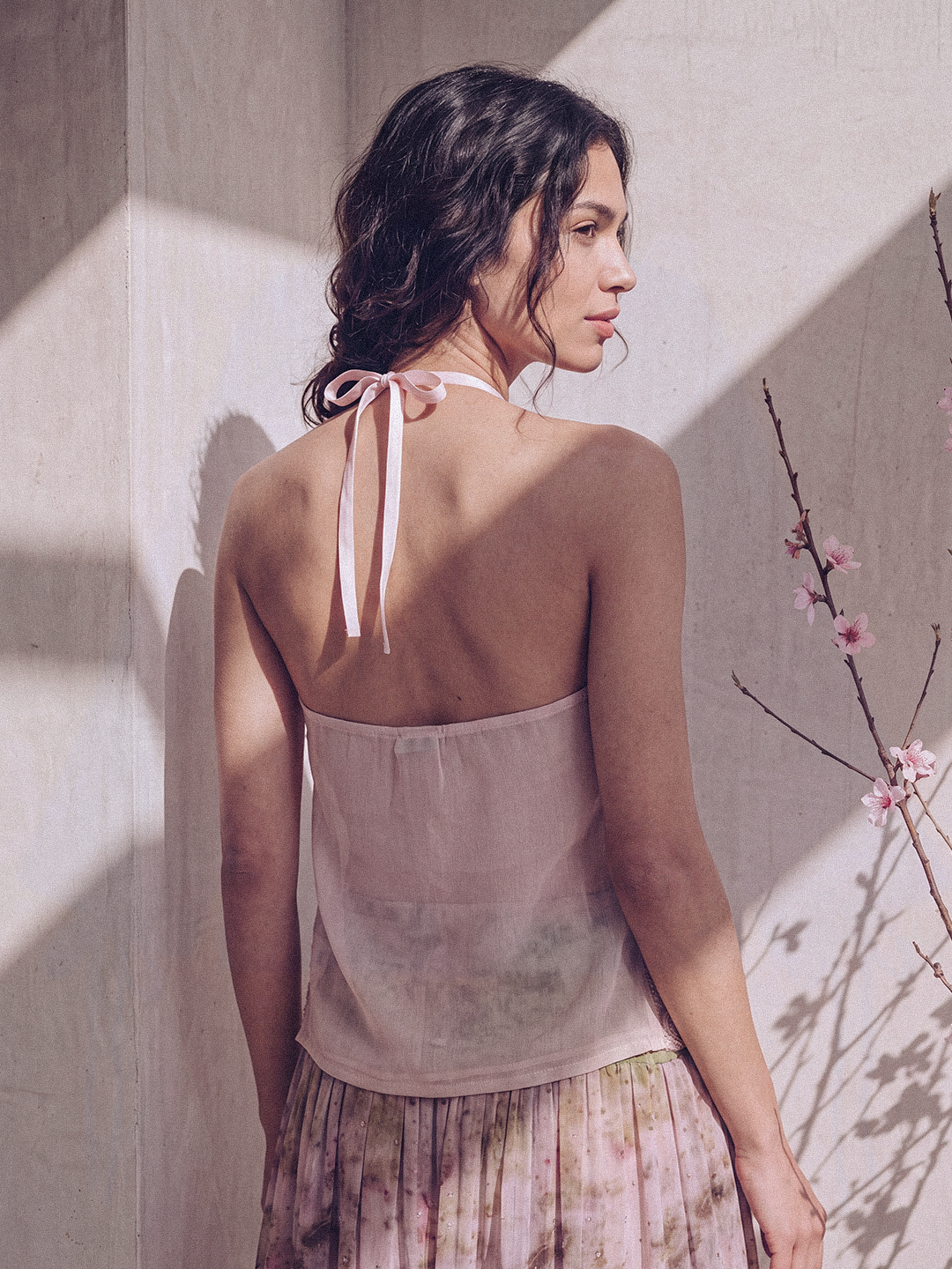 Blush Pearl Halter Top