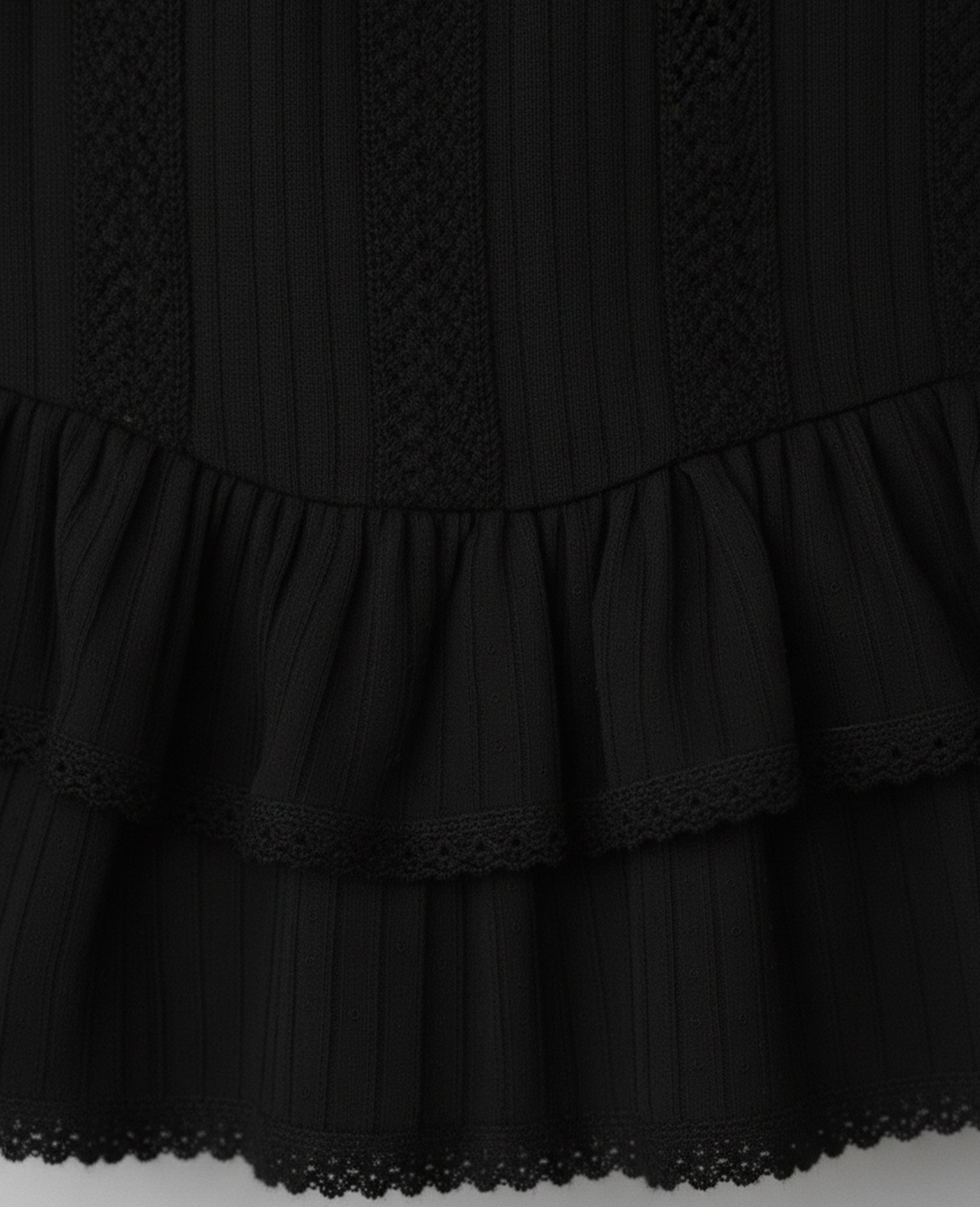 Ruffle Hem Mini Skirt