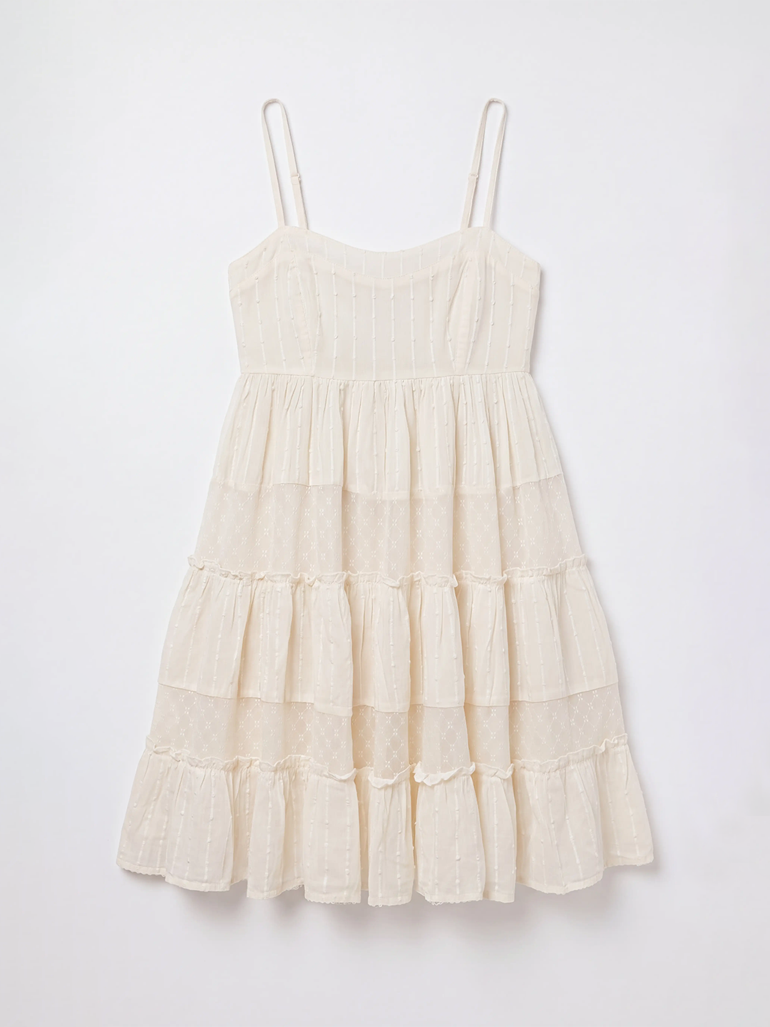 Summer Mesh Tiered Dress