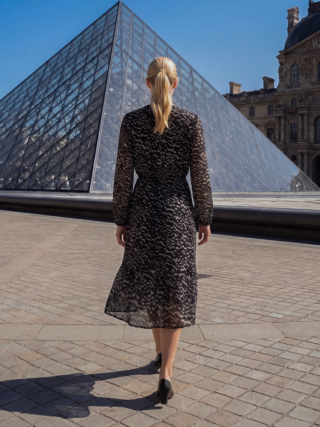 Shadow Drape Dress