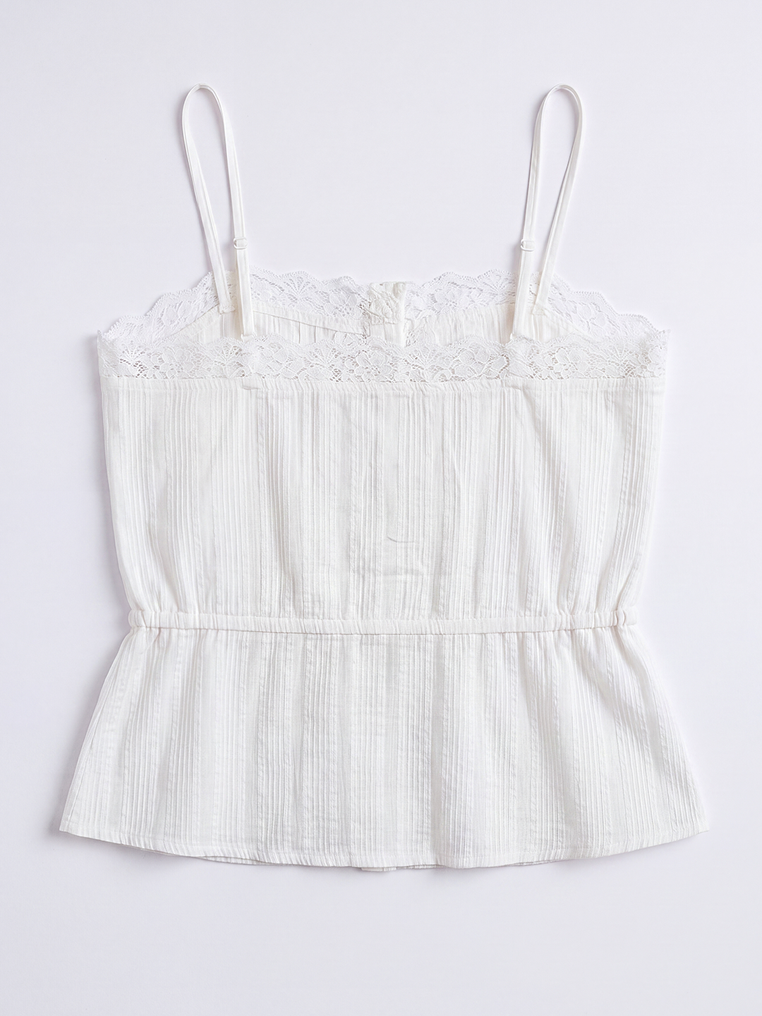 Vintage Lace-Trim Cami