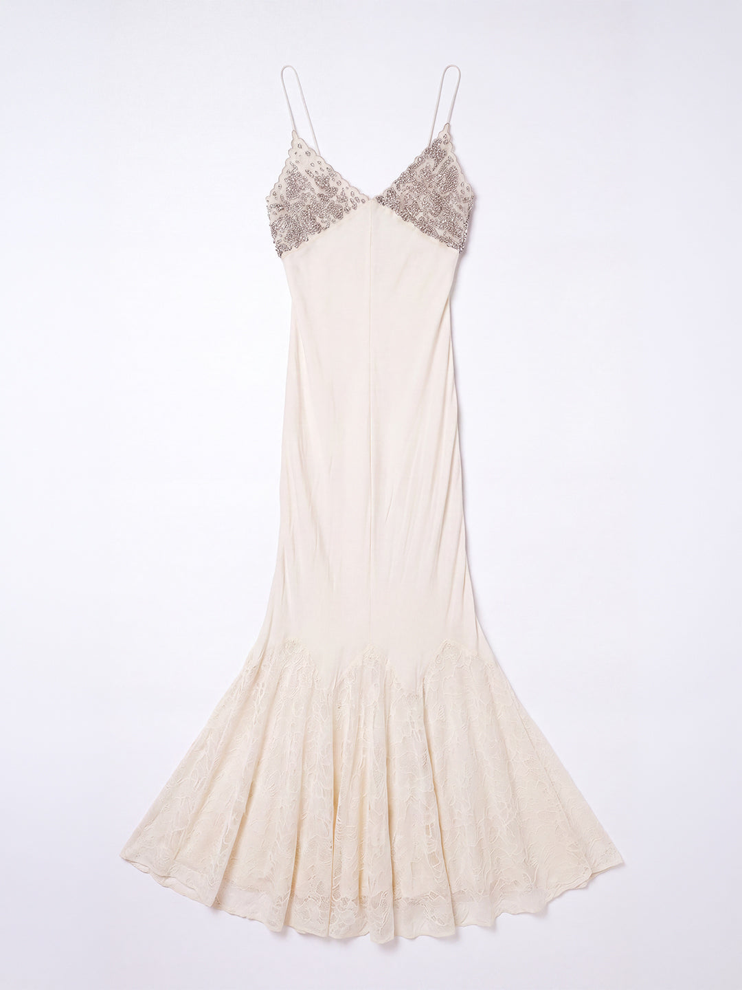 Embellished Lace Gown