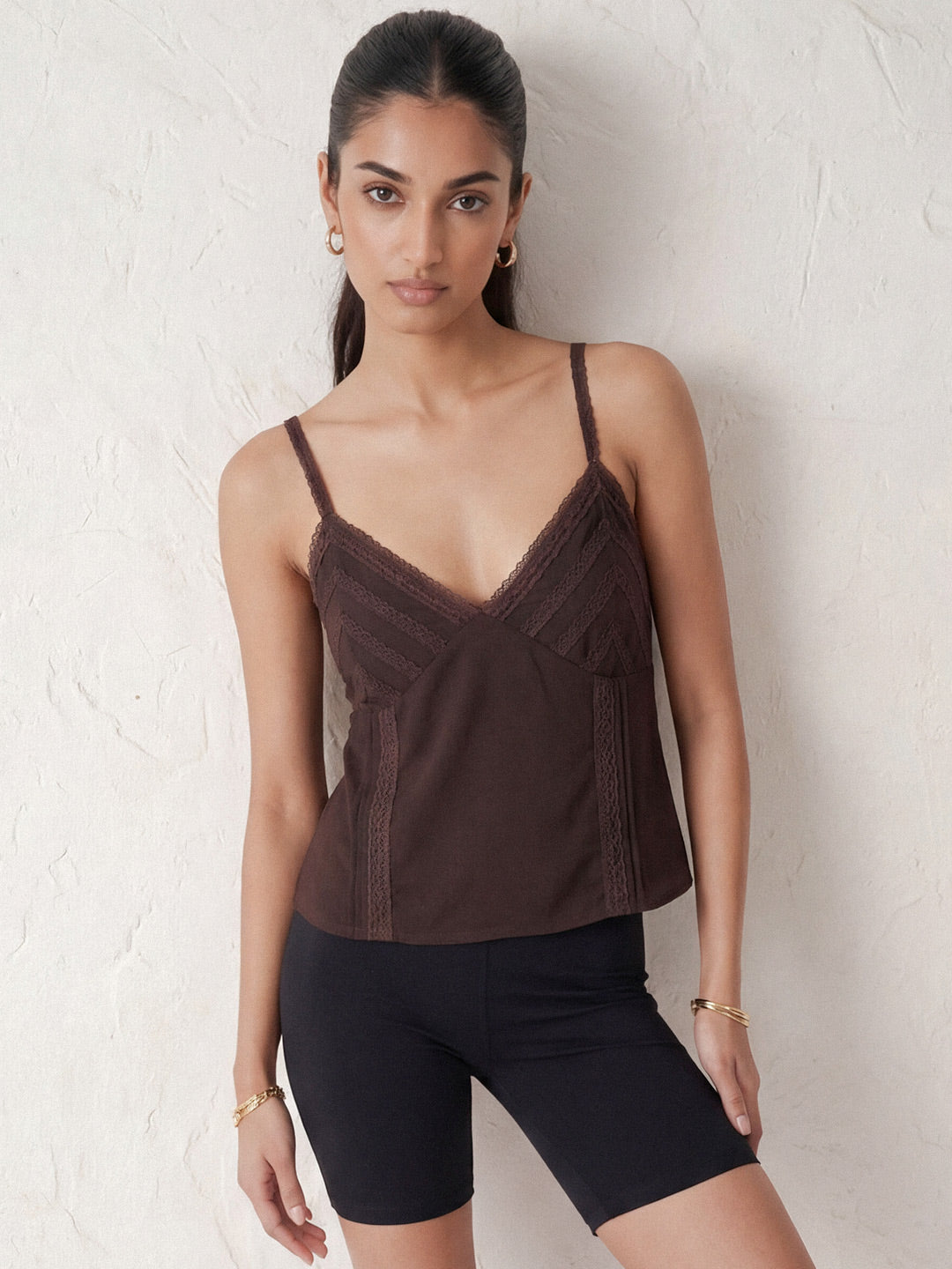 Mocha Lace Cami