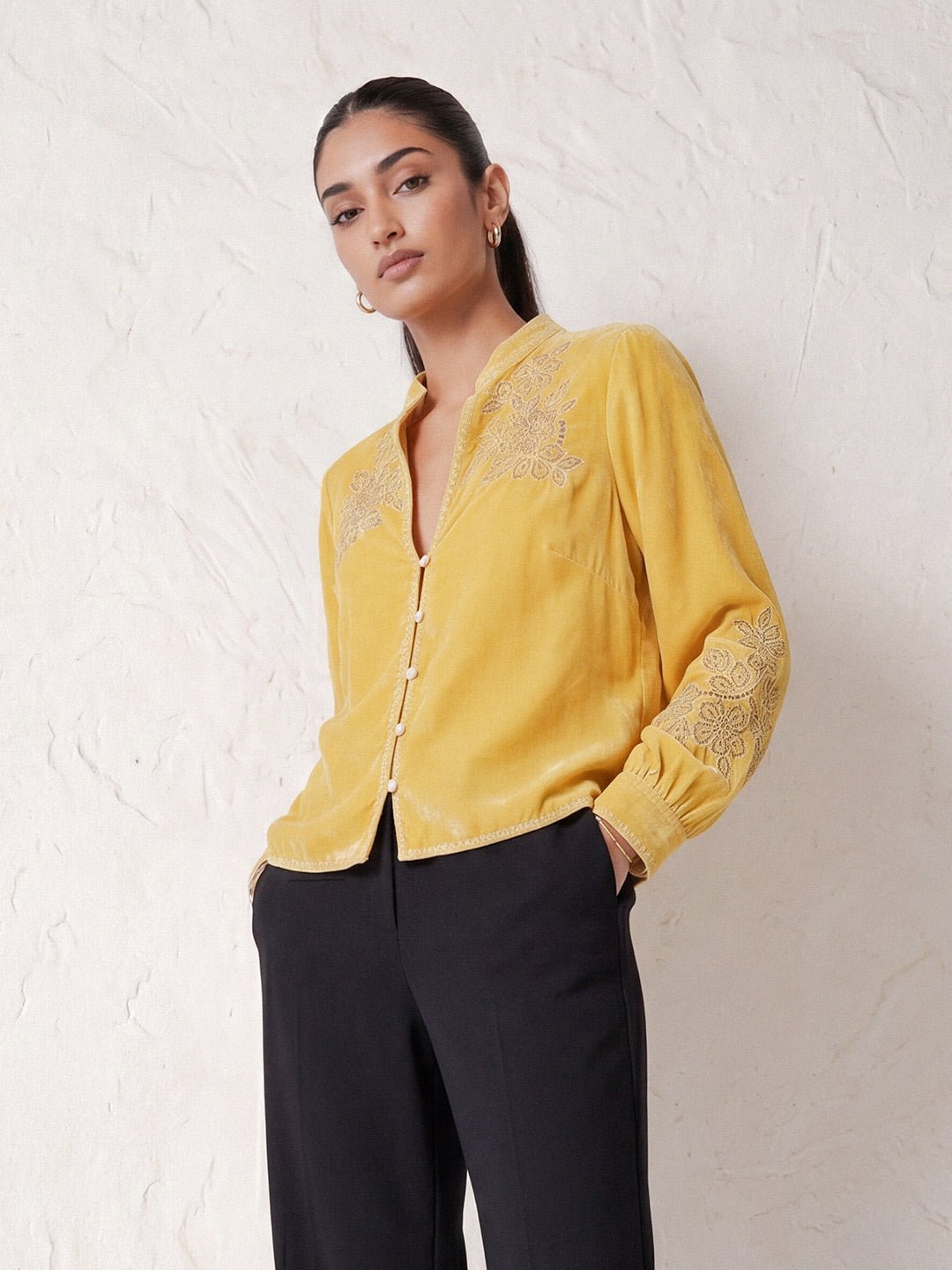 Lumiere Velvet Shirt