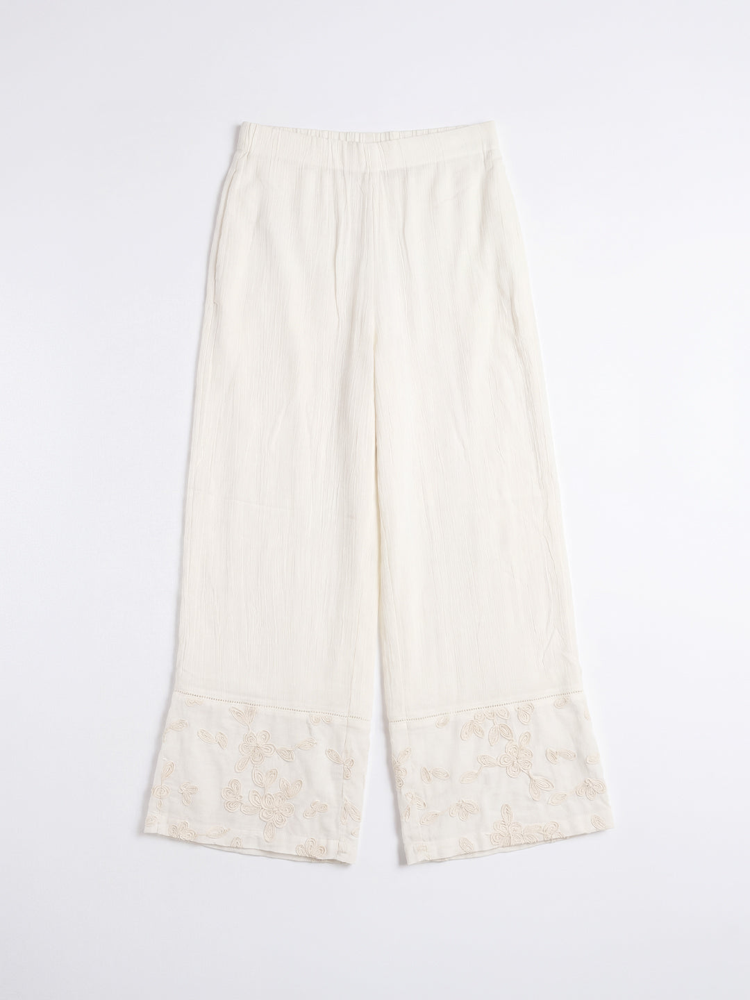 Ivory Bloom Trousers