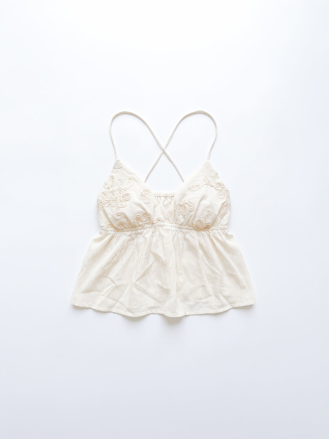 Ivory Bloom Top