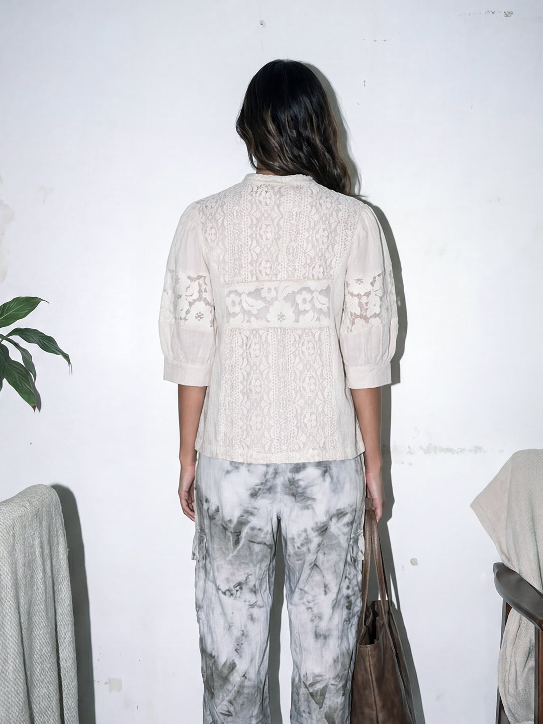 Daisy Lace Inset Shirt