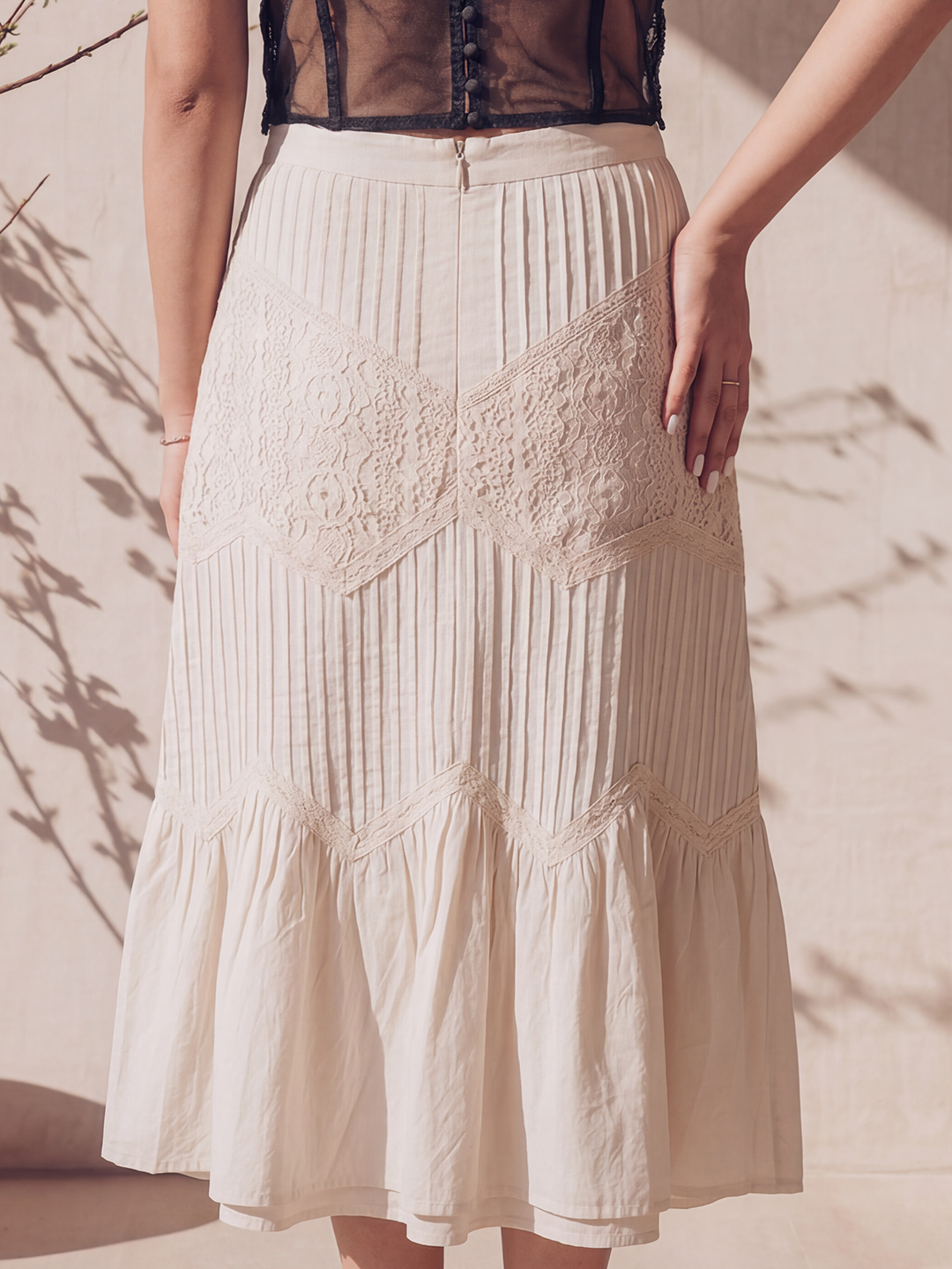 Heirloom Cotton Lace Skirt