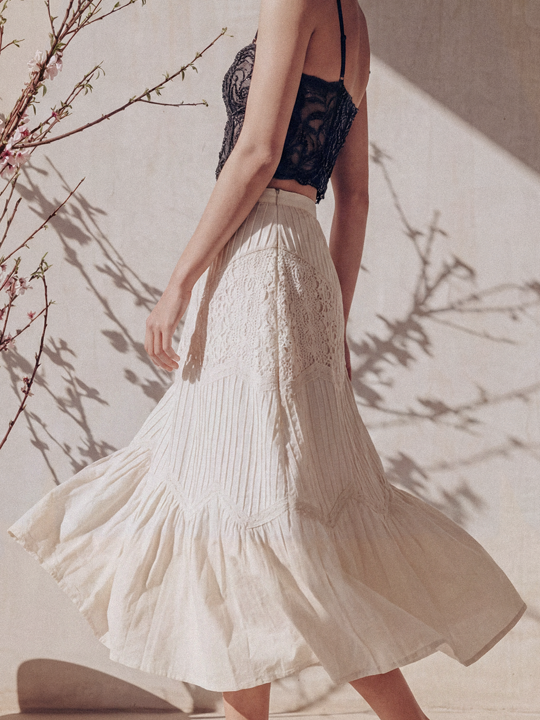 Heirloom Cotton Lace Skirt
