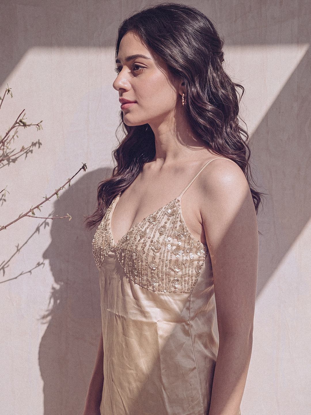 Champagne Shimmer Top