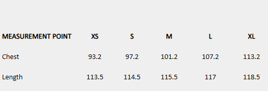 Size chart (centimeters) for Textured Floral Print Midi Dress