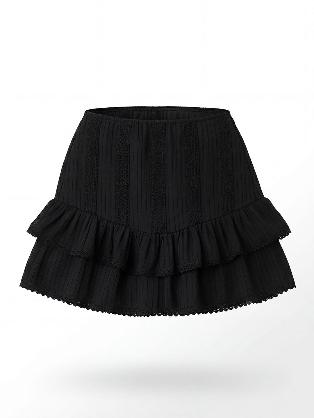 Ruffle Hem Mini Skirt